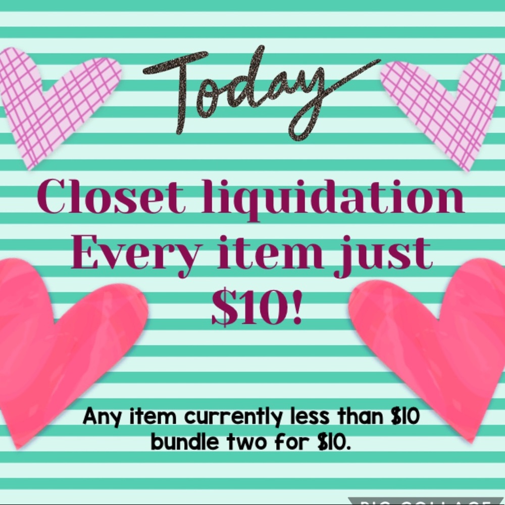 Closet Liquidation!
